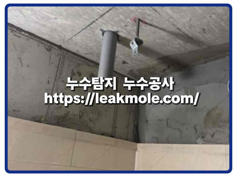 누수탐지 현장 작업 사진 1